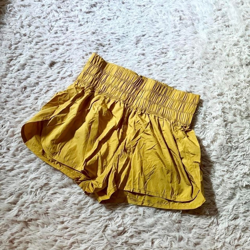 Free People Movement Way Home Retro 80s Boho Athletic Shorts Womens XL Varsity